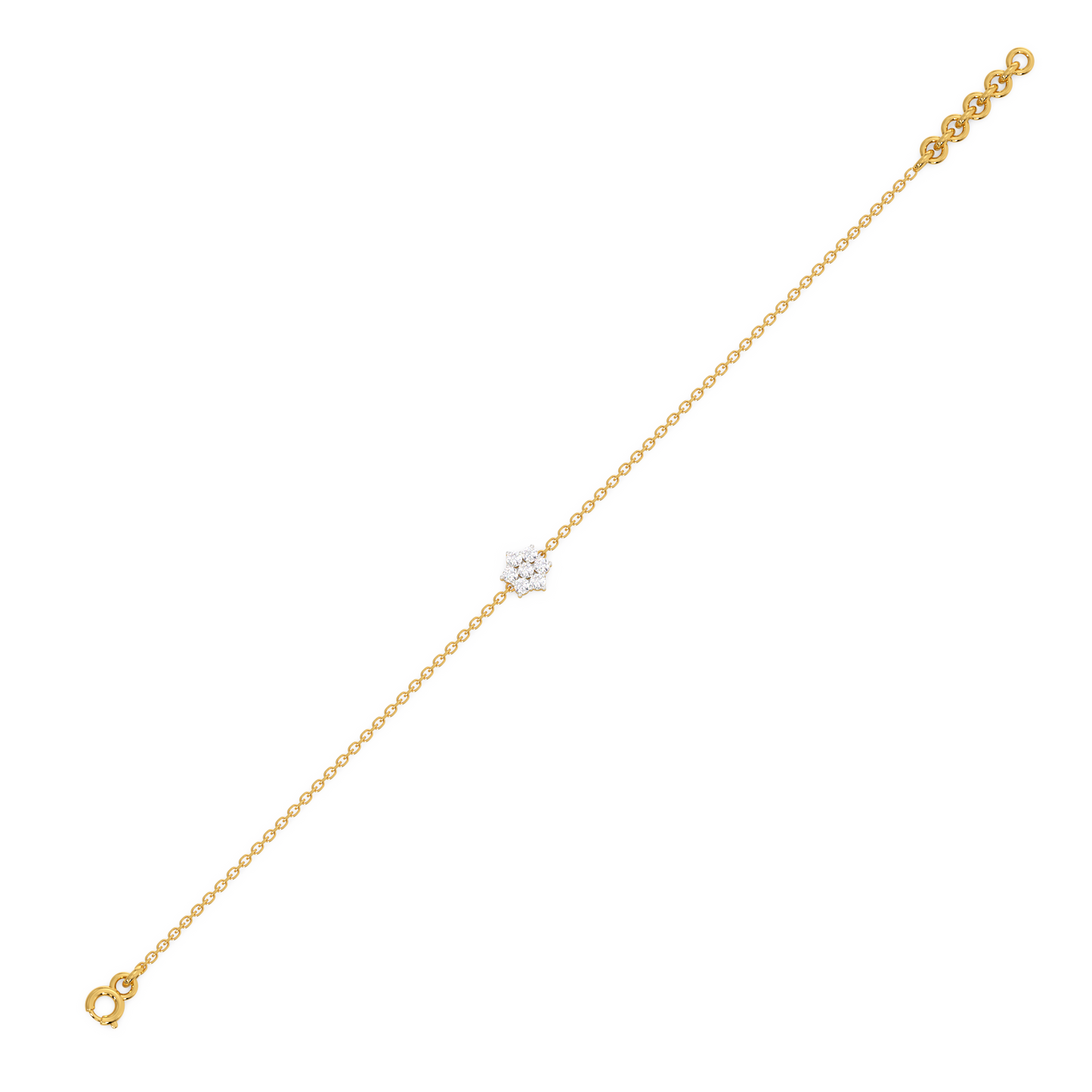 Floral Essence - Lab Diamond Bracelet