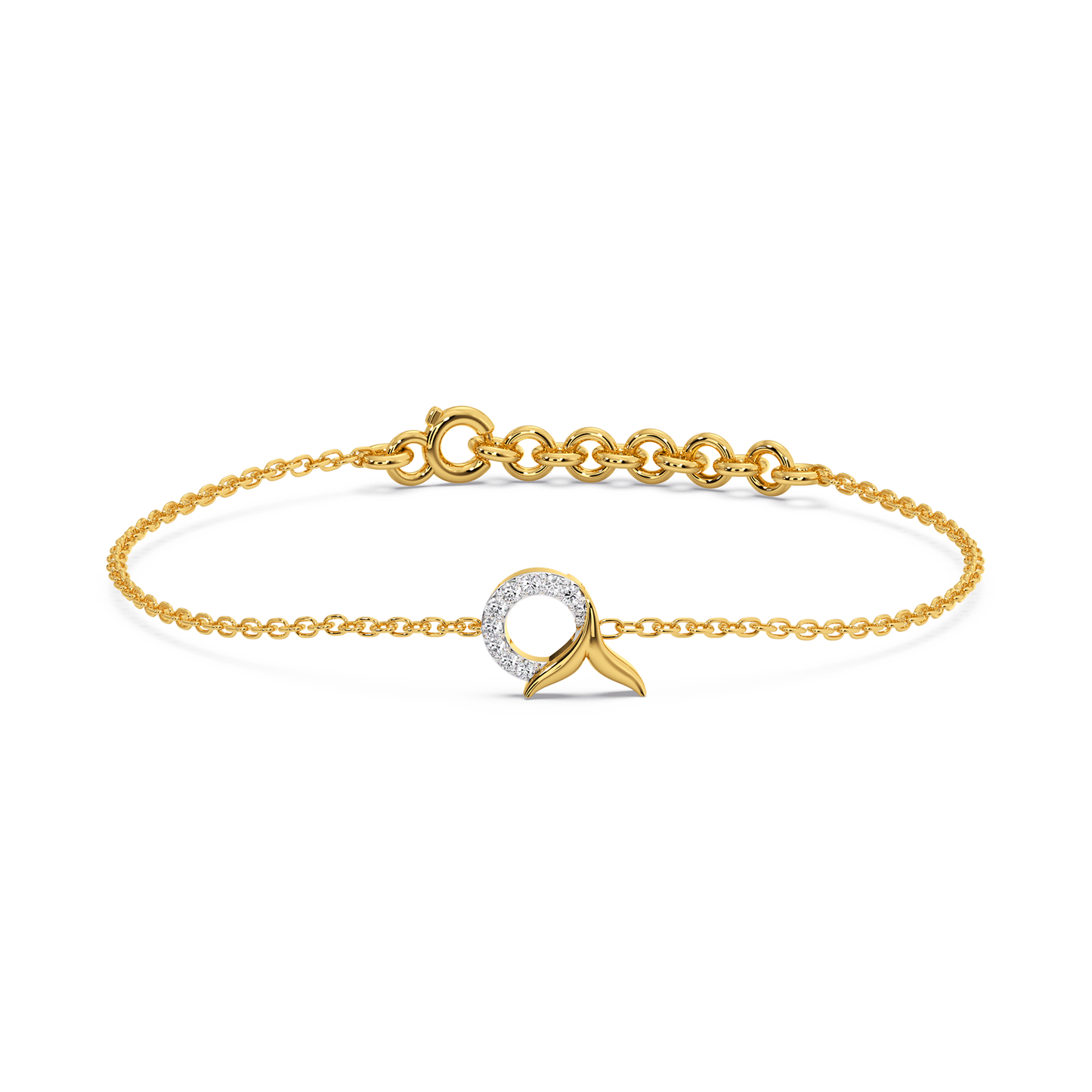 Serene Tail - Lab Diamond Bracelet