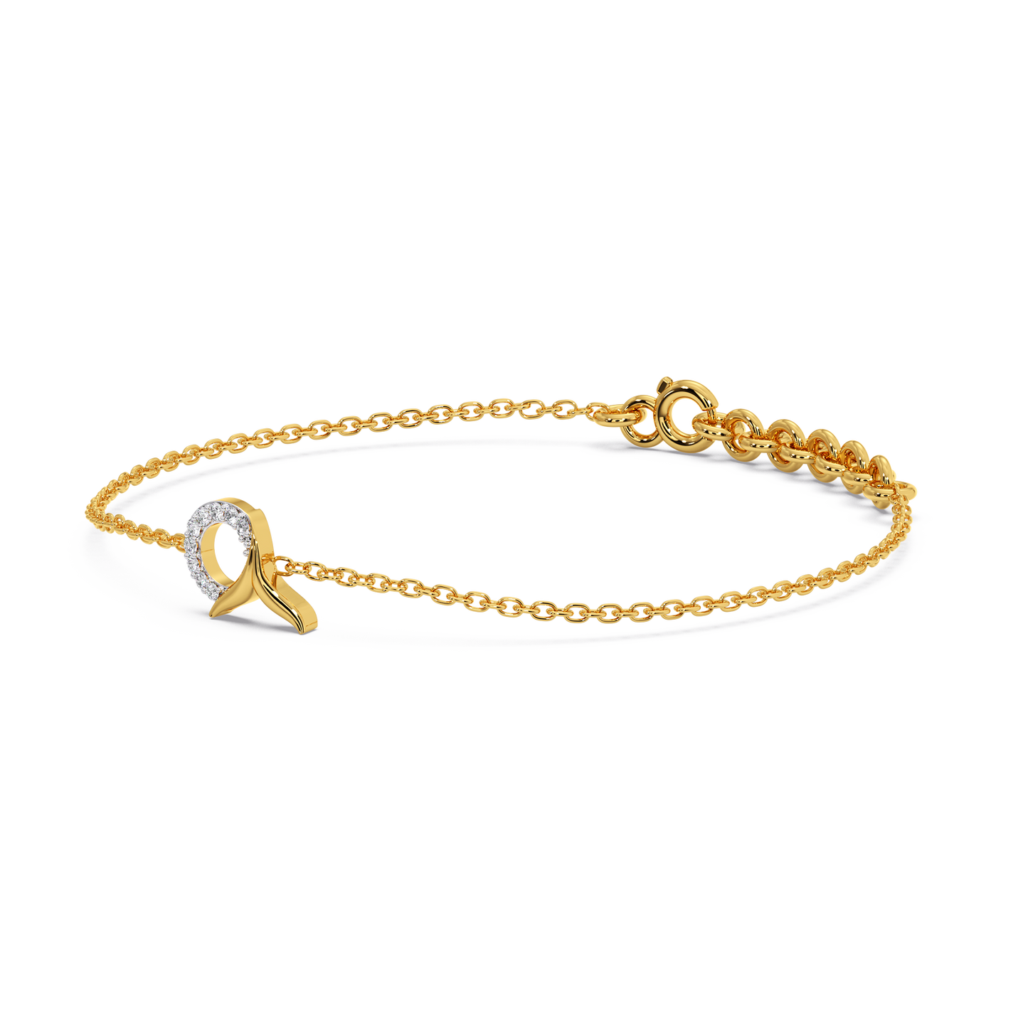 Serene Tail - Lab Diamond Bracelet