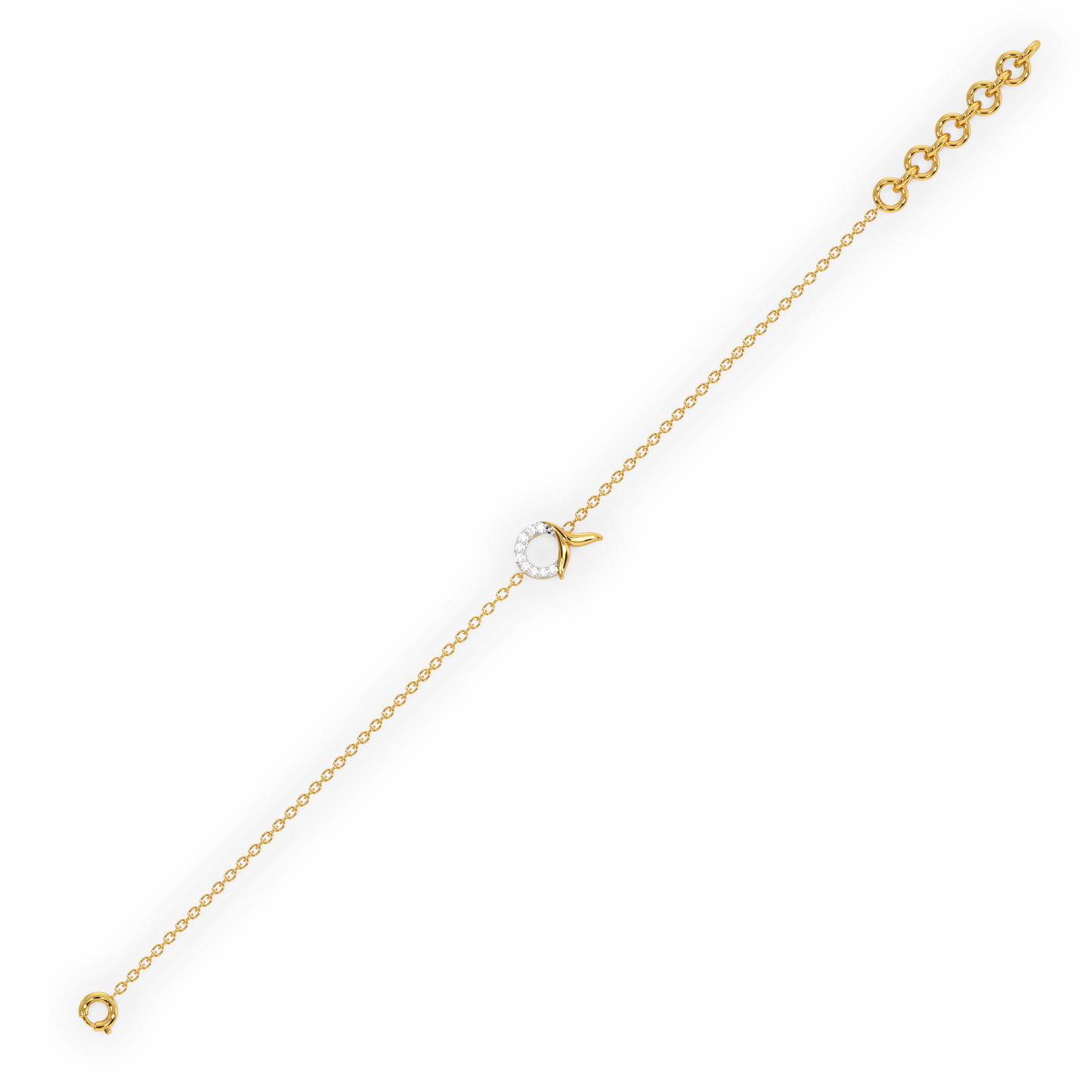 Serene Tail - Lab Diamond Bracelet