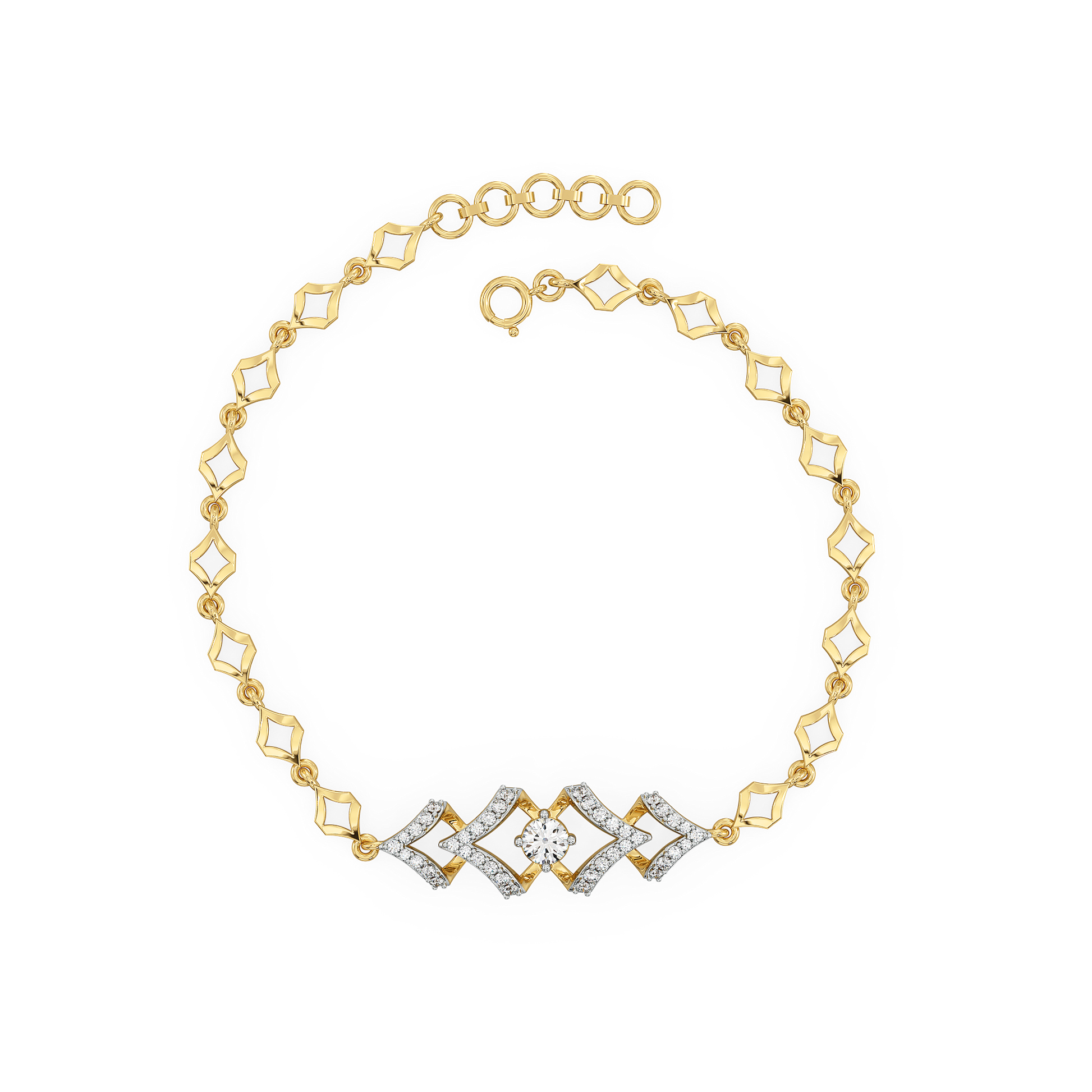 Fierce Aura – Lab Diamond Solitaire Bracelet