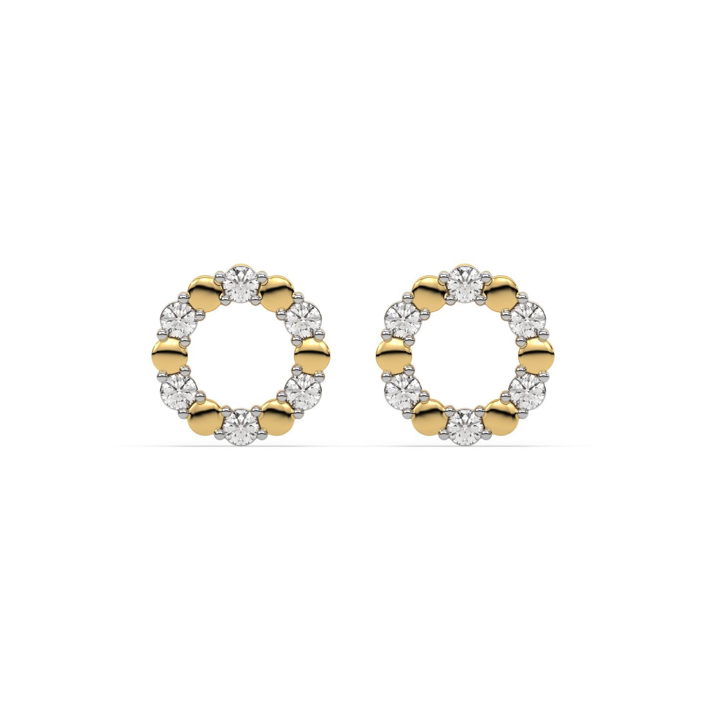 Eternal Orbit - Lab Diamond Stud Earrings