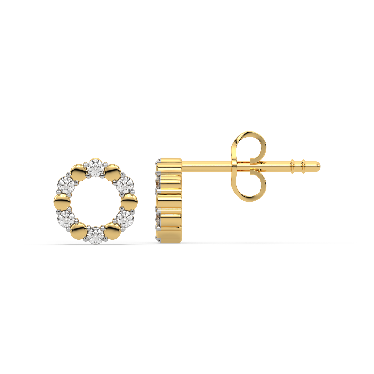 Eternal Orbit - Lab Diamond Stud Earrings