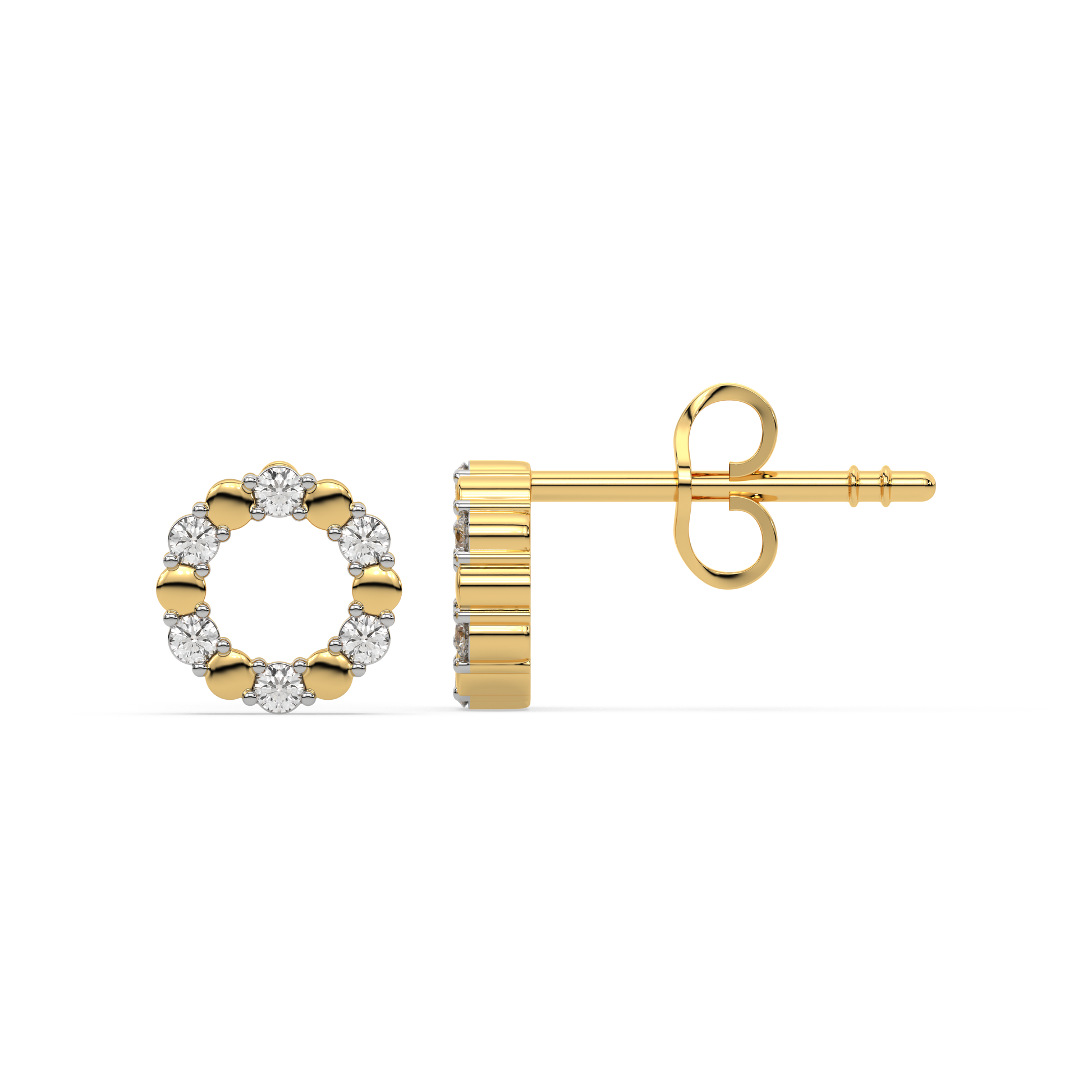 Eternal Orbit - Lab Diamond Stud Earrings