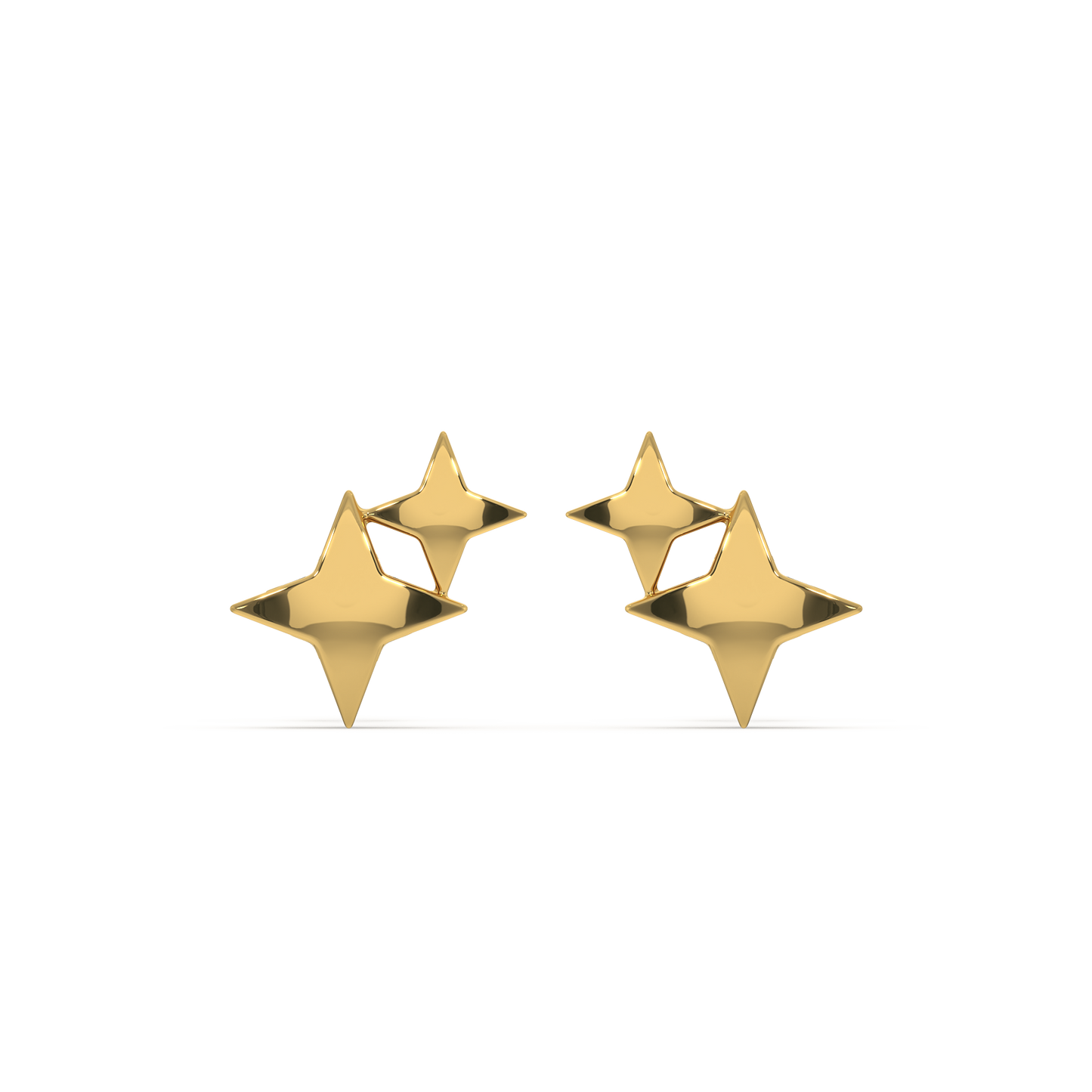 Twinkling Star - 18kt Gold Vermeil Stud Earrings