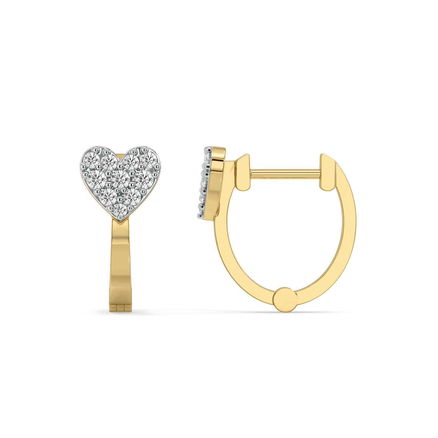 Timeless Loop - Lab Diamond Hoop Earrings