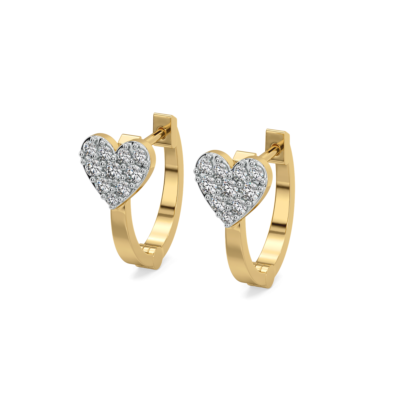 Timeless Loop - Lab Diamond Hoop Earrings