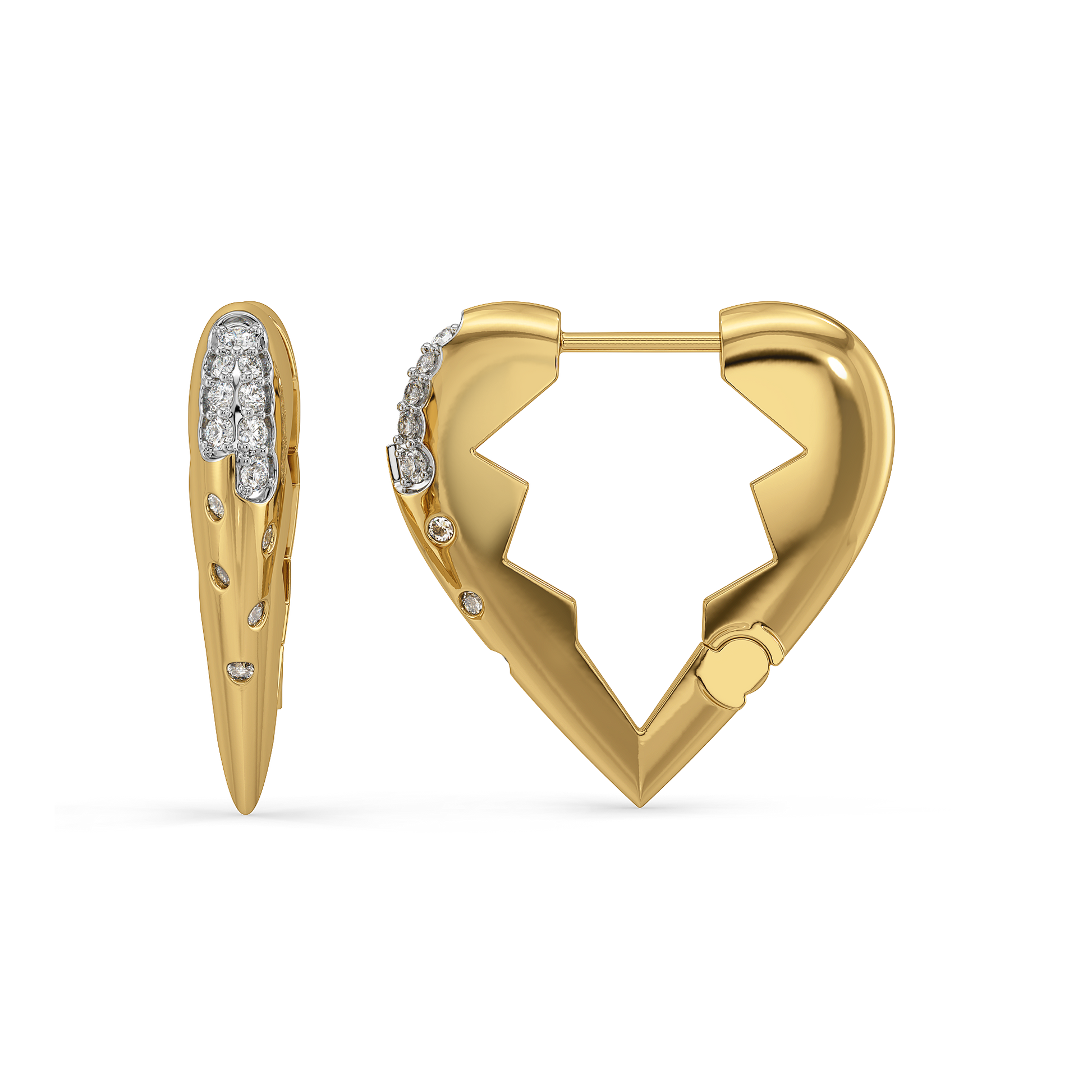 Unbreakable Bond - Lab Diamond Hoop Earrings
