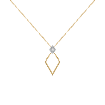 Diamond Arc - Lab Diamond Lariat Necklace