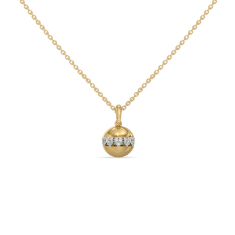 Eternal Heart Orbit - Lab Diamond Pendant Necklace