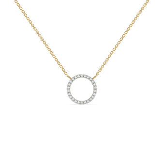 Halo - Lab Diamond Pendant Necklace