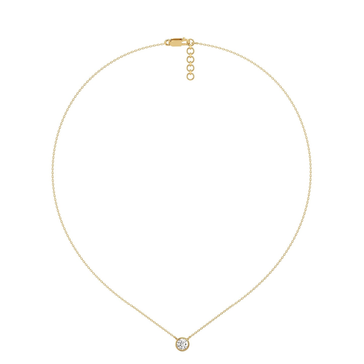 Eternal Shine - Lab Diamond Solitaire Pendant Necklace