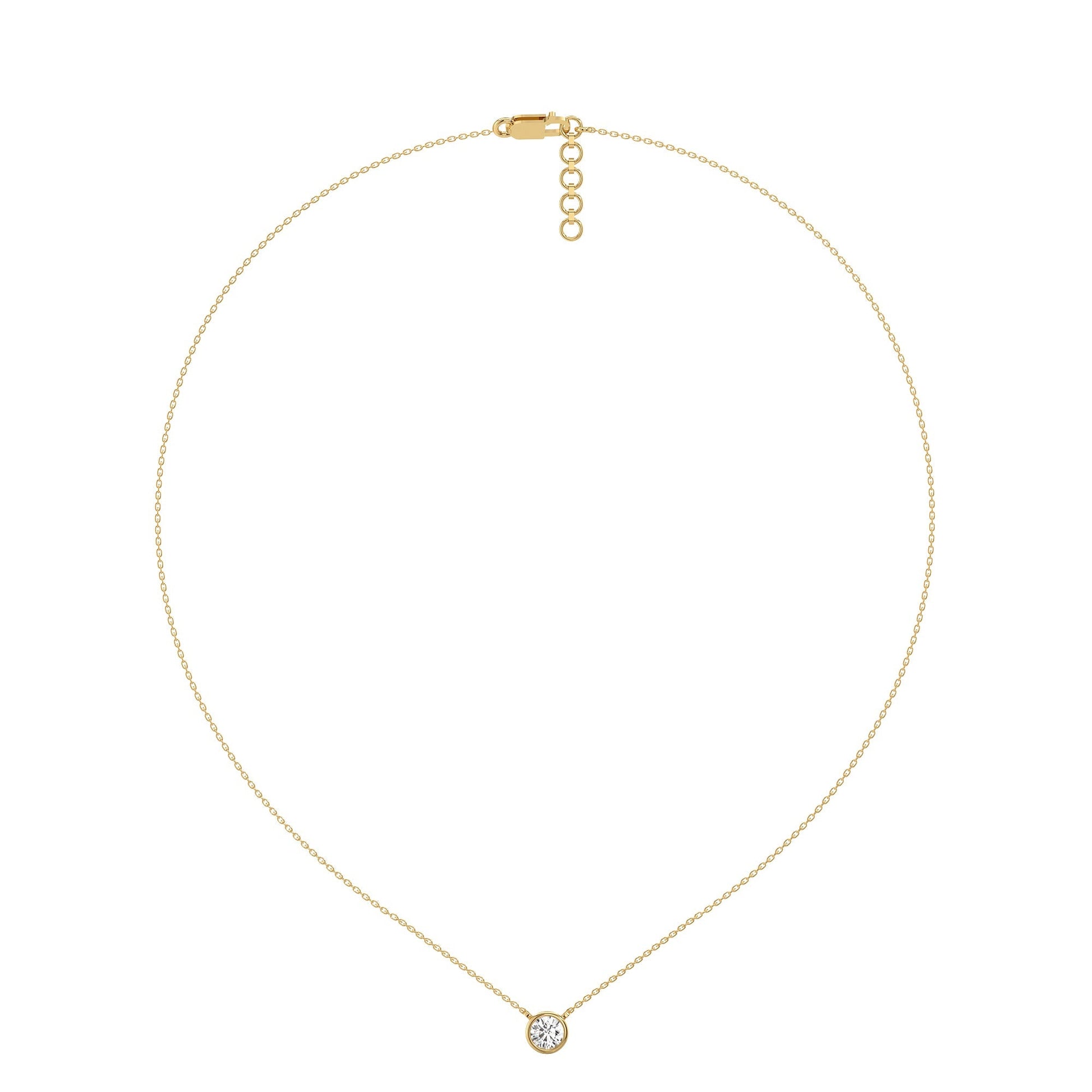Eternal Shine - Lab Diamond Solitaire Pendant Necklace