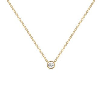 Eternal Shine - Lab Diamond Solitaire Pendant Necklace