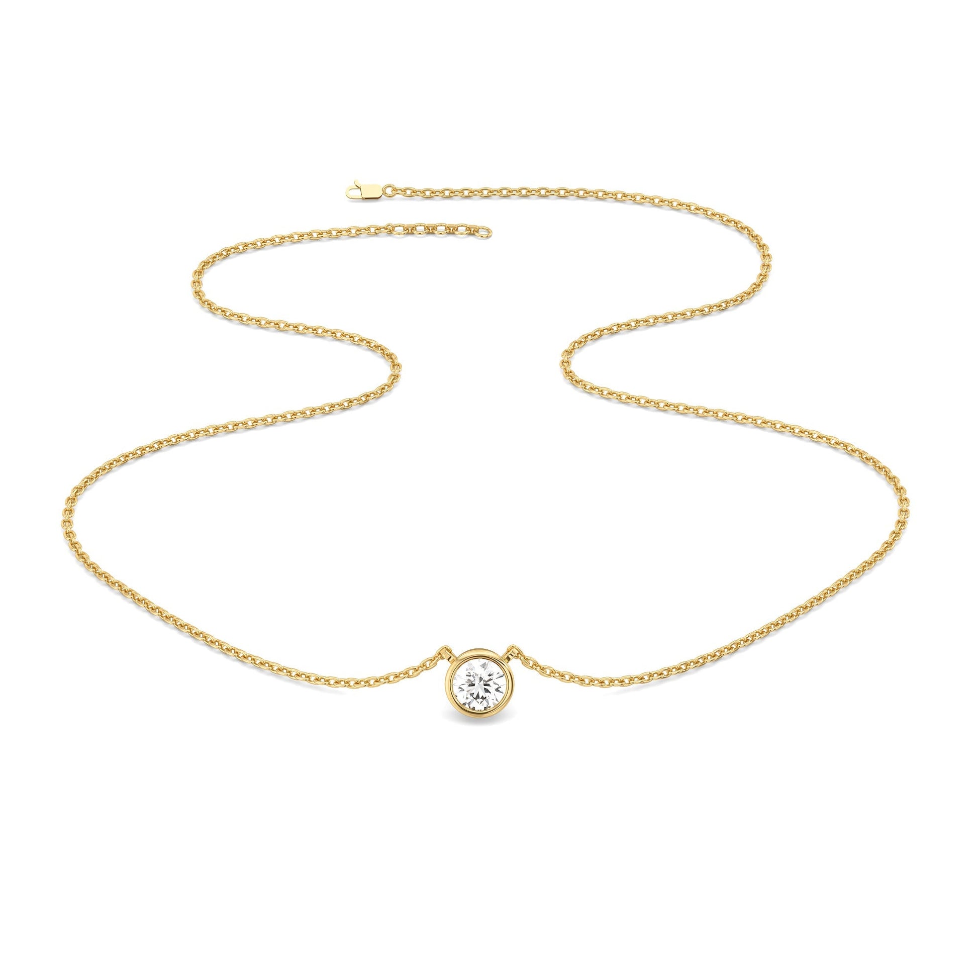 Eternal Shine - Lab Diamond Solitaire Pendant Necklace