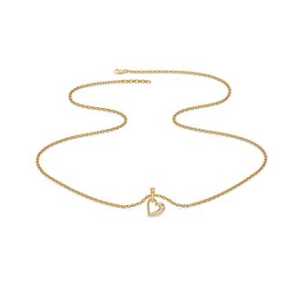 Hearts Unfold - Lab Diamond Pendant Necklace