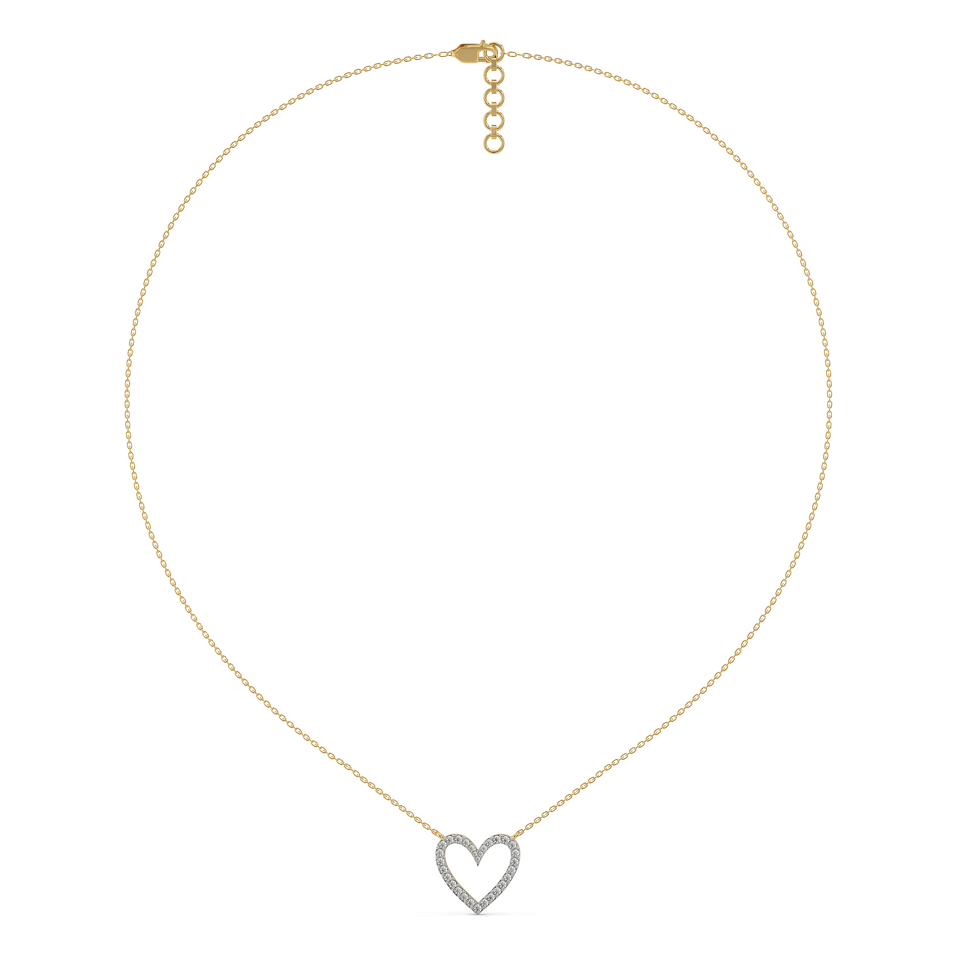 Everlasting Heart - Lab Diamond Necklace