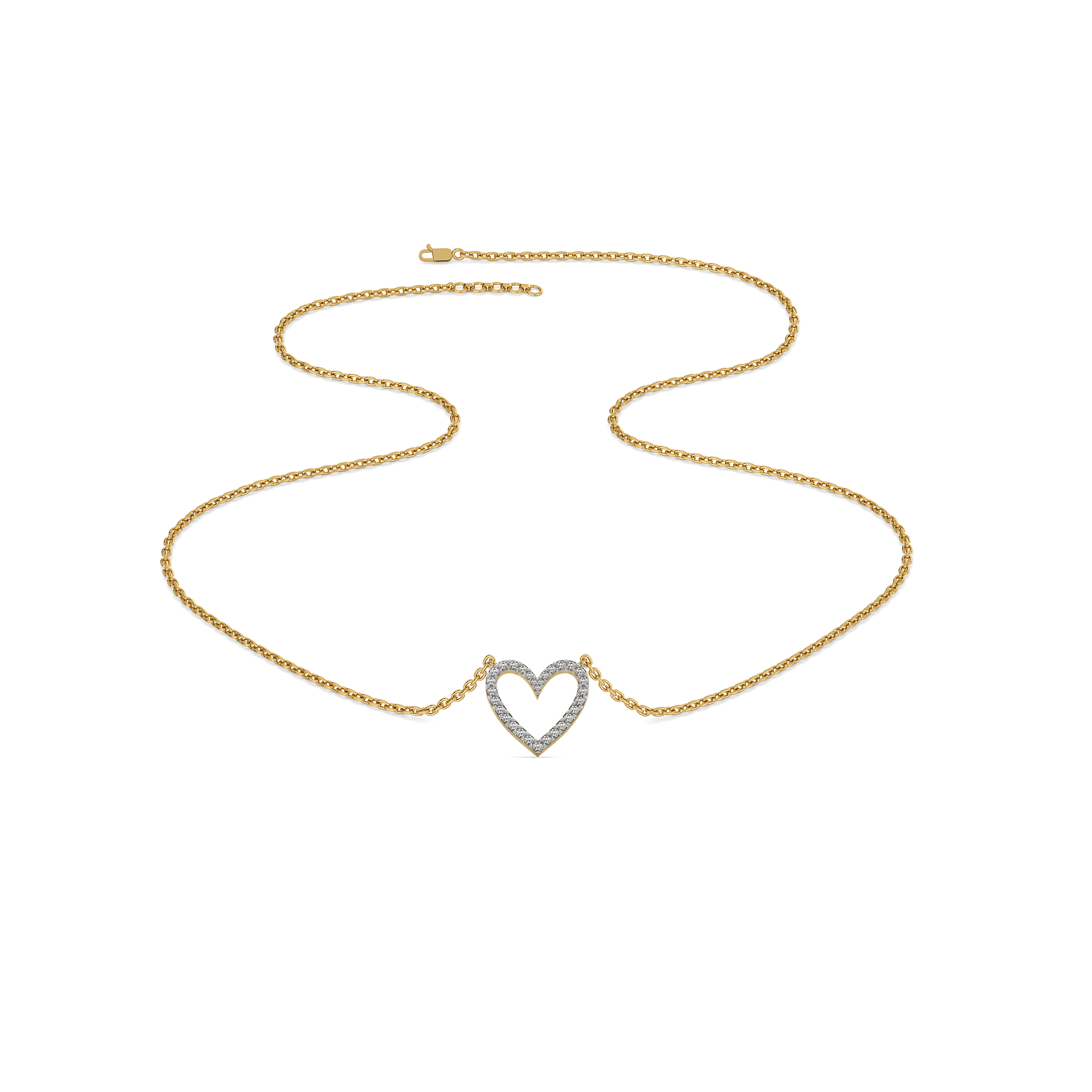 Everlasting Heart - Lab Diamond Necklace