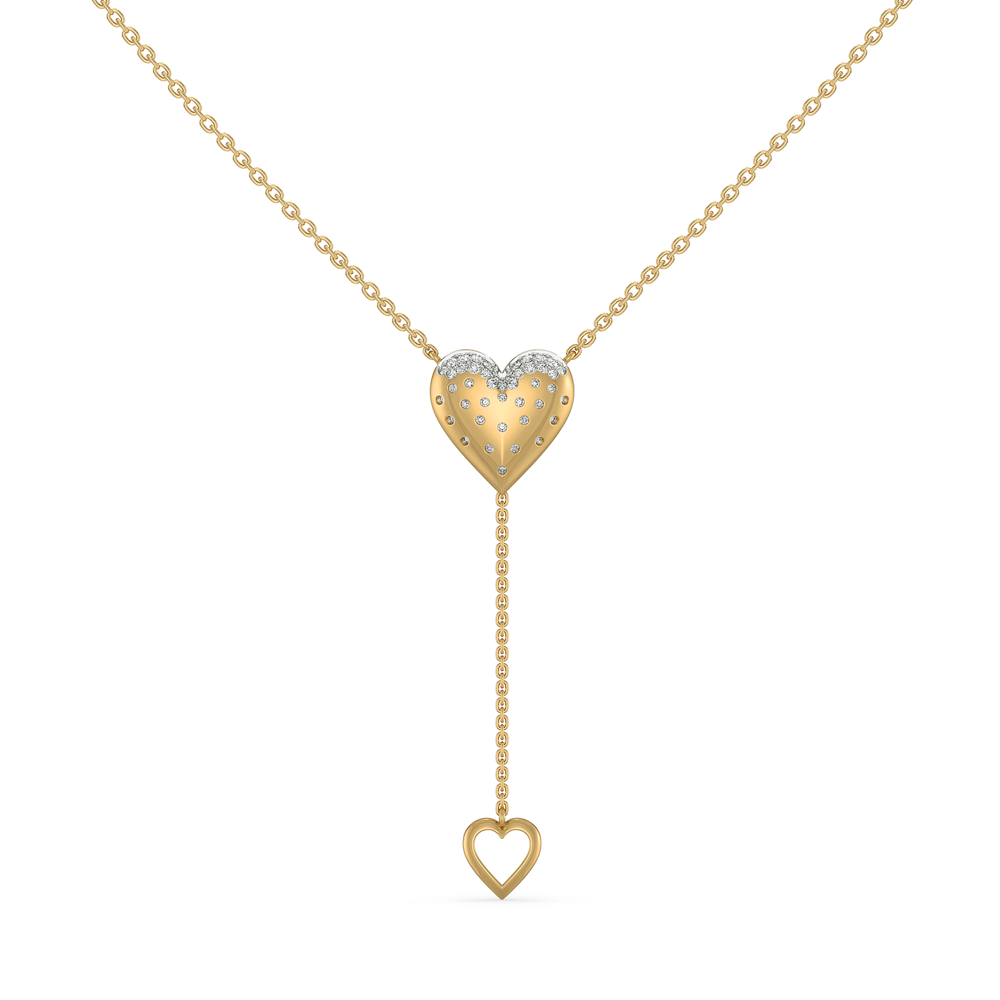 Promise Heart - Lab Diamond Pendant Necklace