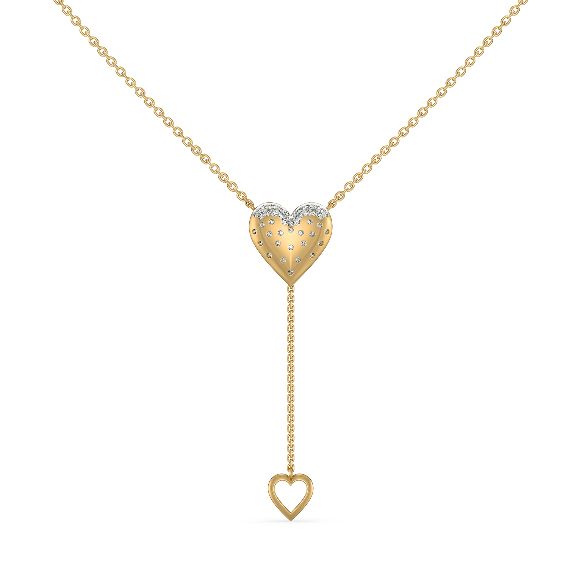 Promise Heart - Lab Diamond Pendant Necklace