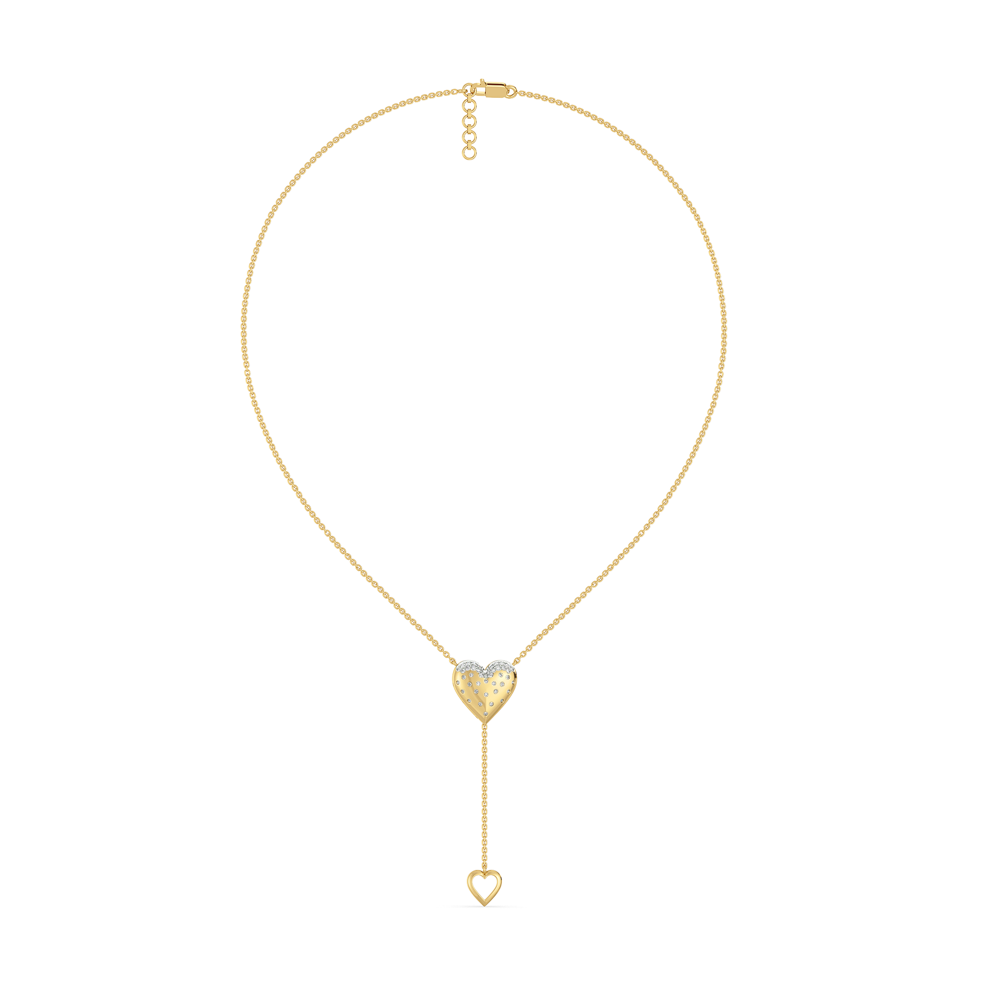 Promise Heart - Lab Diamond Pendant Necklace