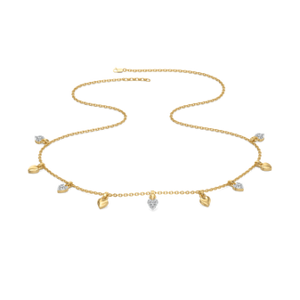 Beating Heart - Lab Diamond Charm Necklace