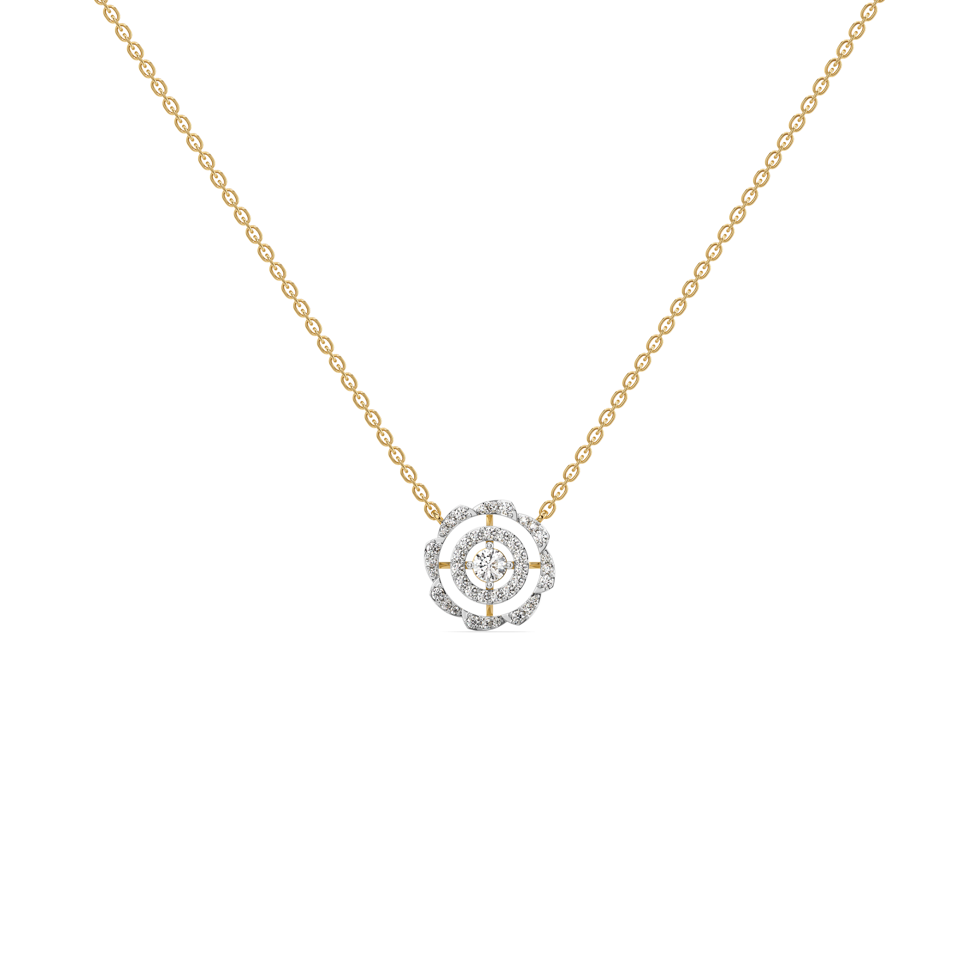 Stellar Shine – Lab Diamond Solitaire Necklace