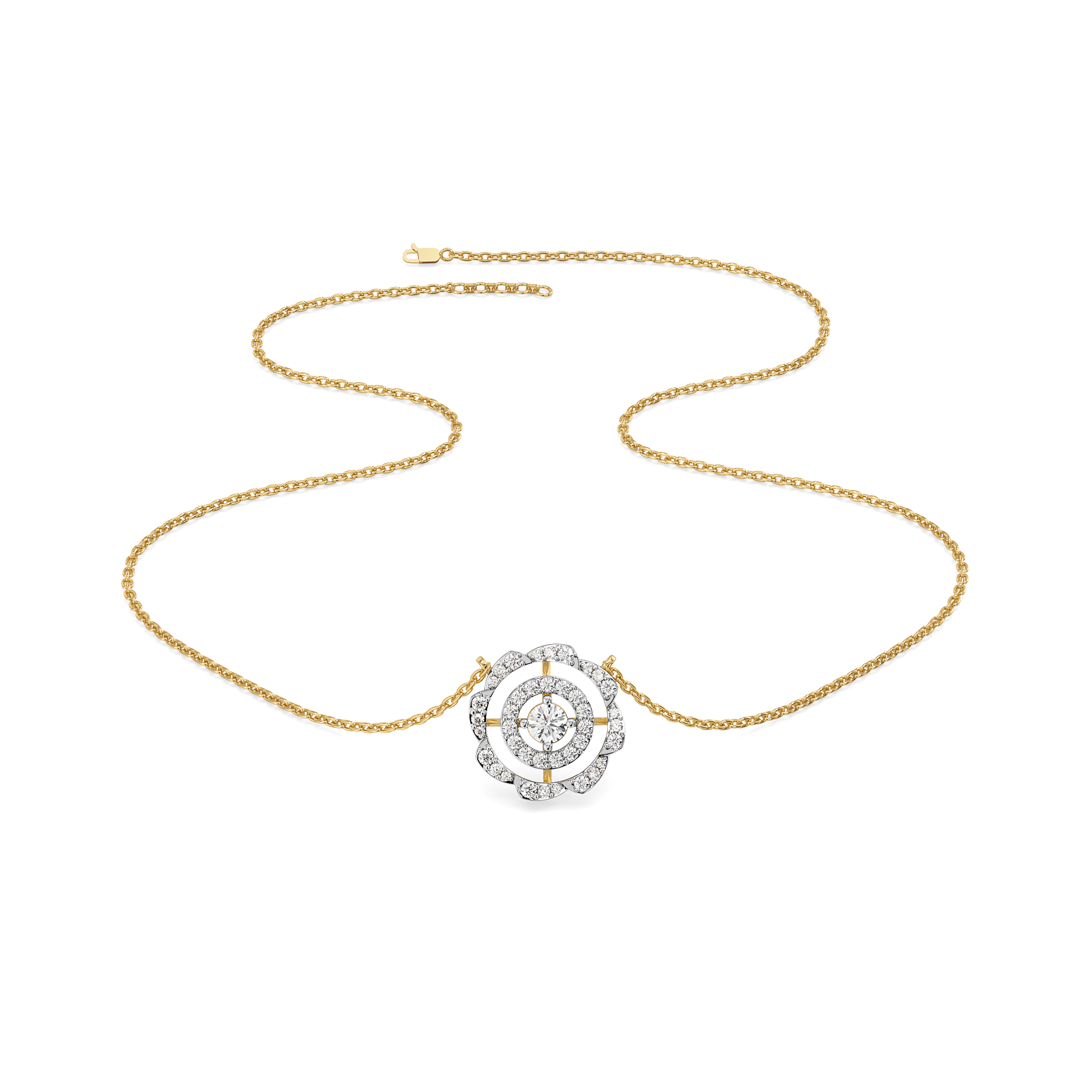 Stellar Shine – Lab Diamond Solitaire Necklace