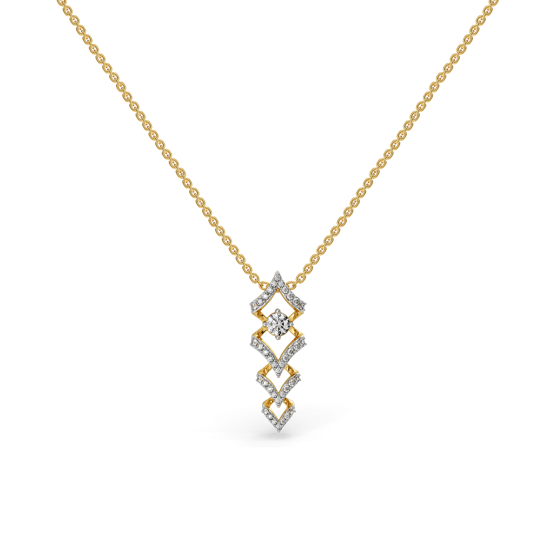 Fierce Aura - Lab Diamond Solitaire Necklace