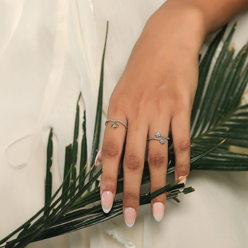 Petal Play - Lab Diamond Ring