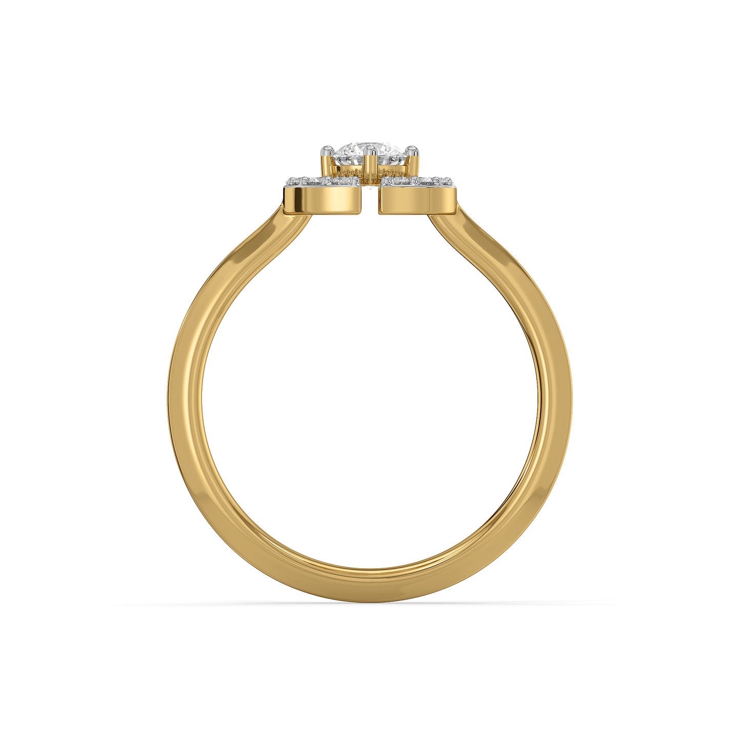 The Diamond Circle - Lab Diamond Solitaire Ring