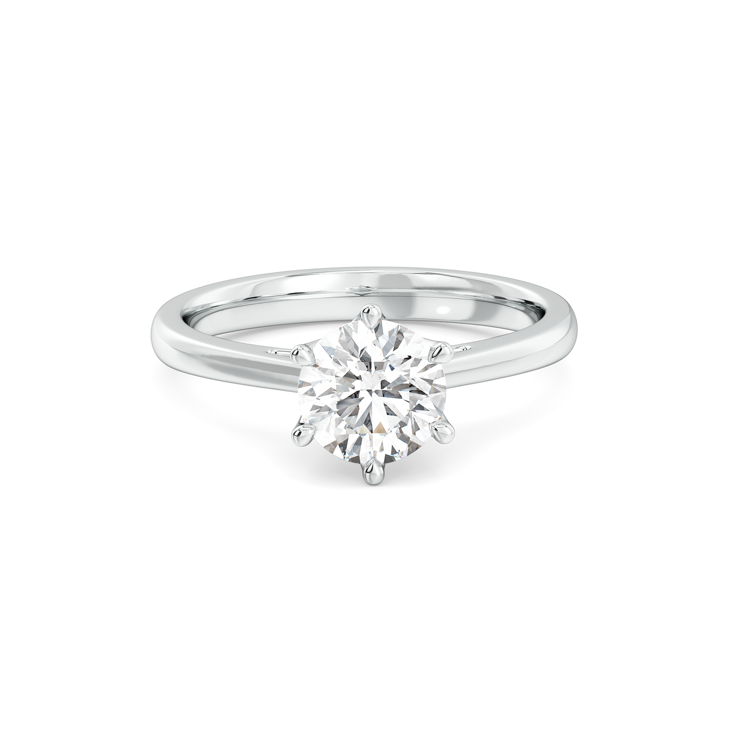 Luminous Charm - Lab Diamond Solitaire Ring