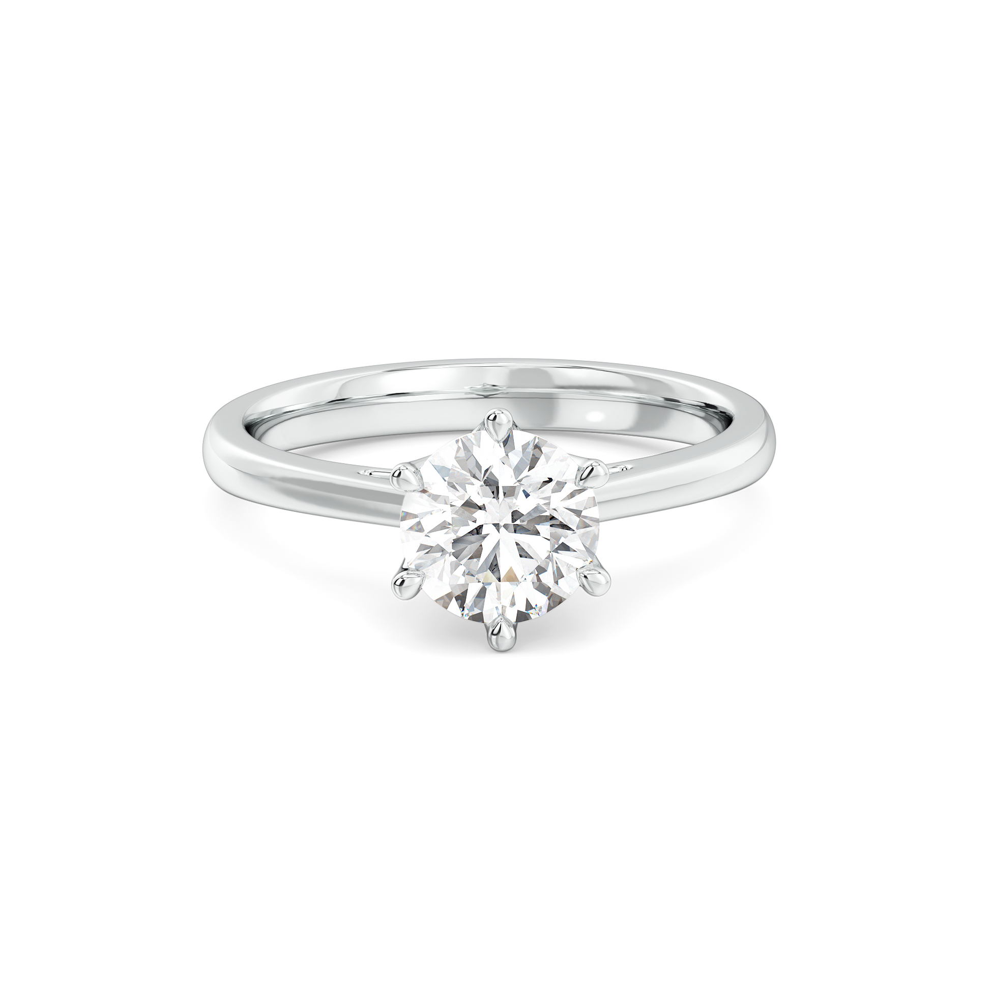 Luminous Charm - Lab Diamond Solitaire Ring