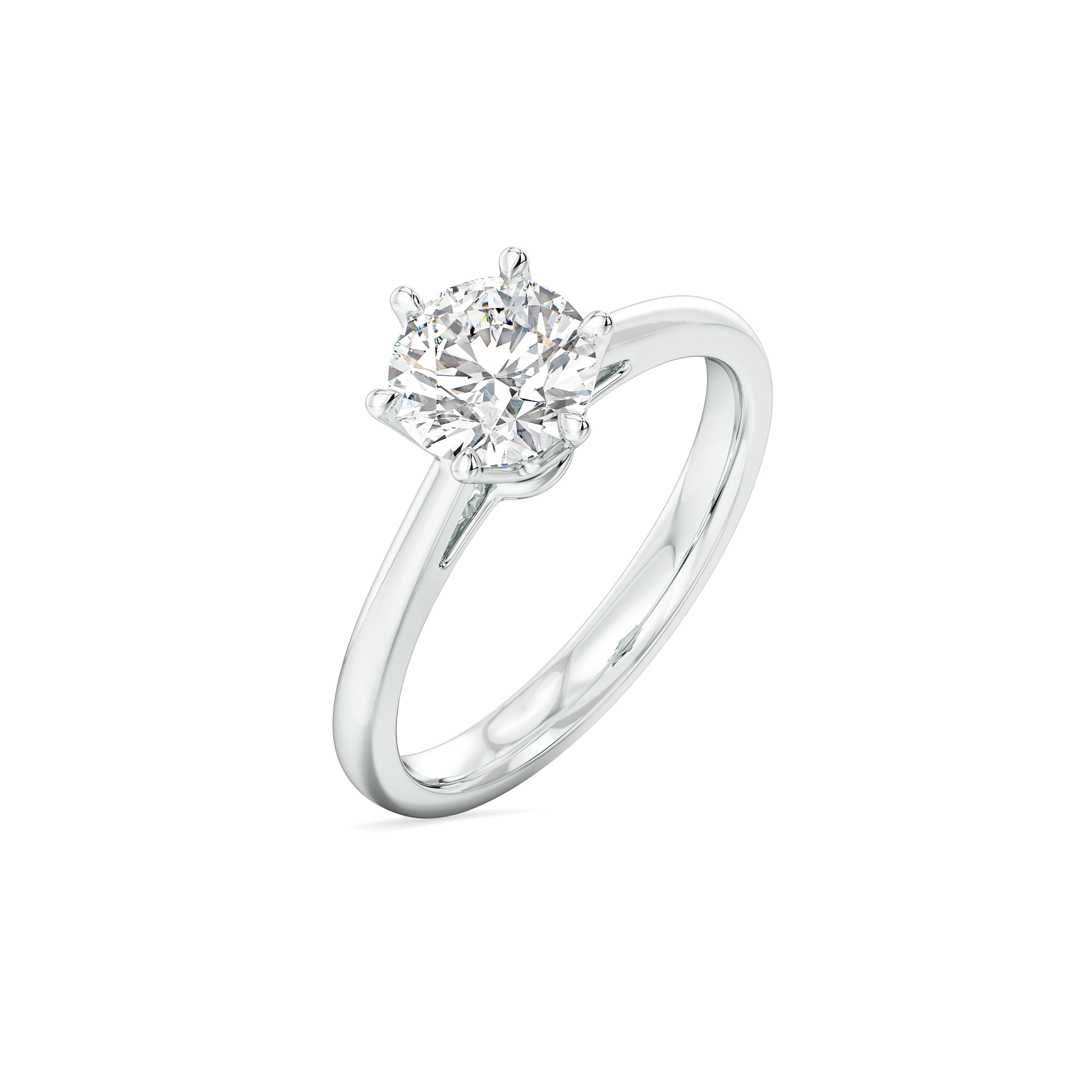 Luminous Charm - Lab Diamond Solitaire Ring