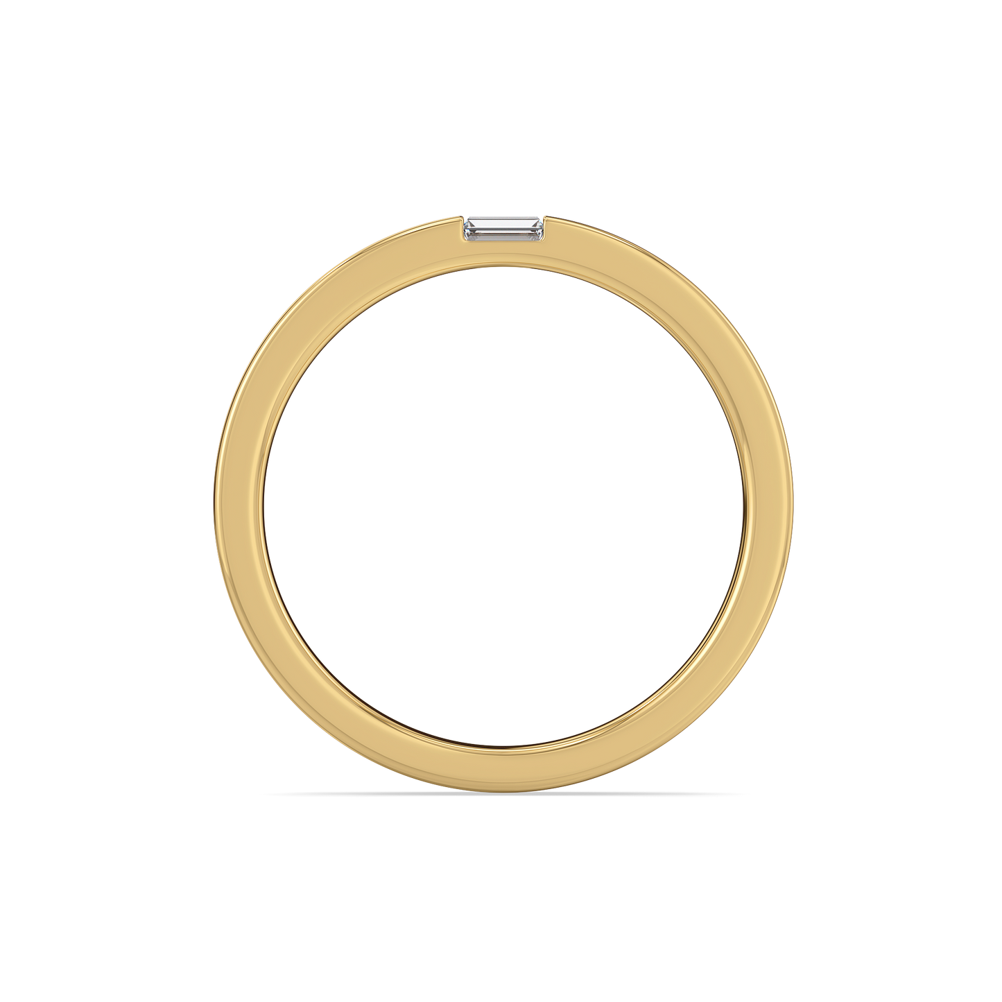 Modern Baguette Band - Lab Diamond Ring