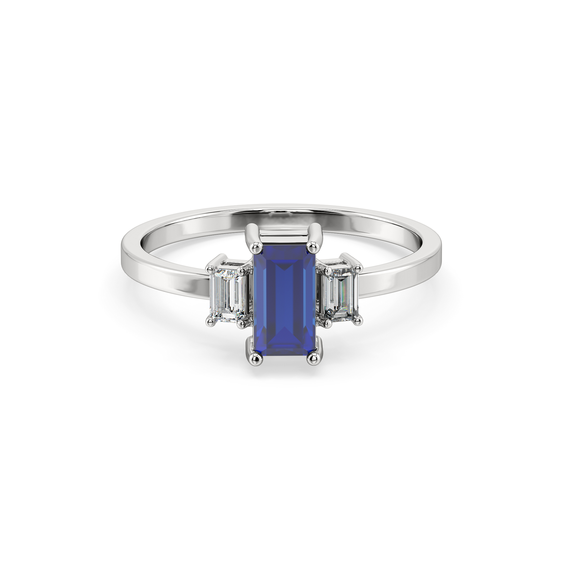 Blue Brilliance - Lab Diamond Ring