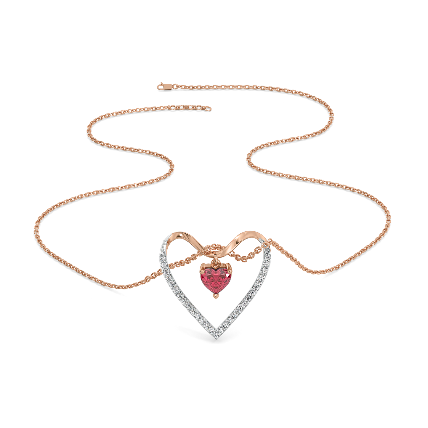 "Love on a String" - Lab Diamond Necklace