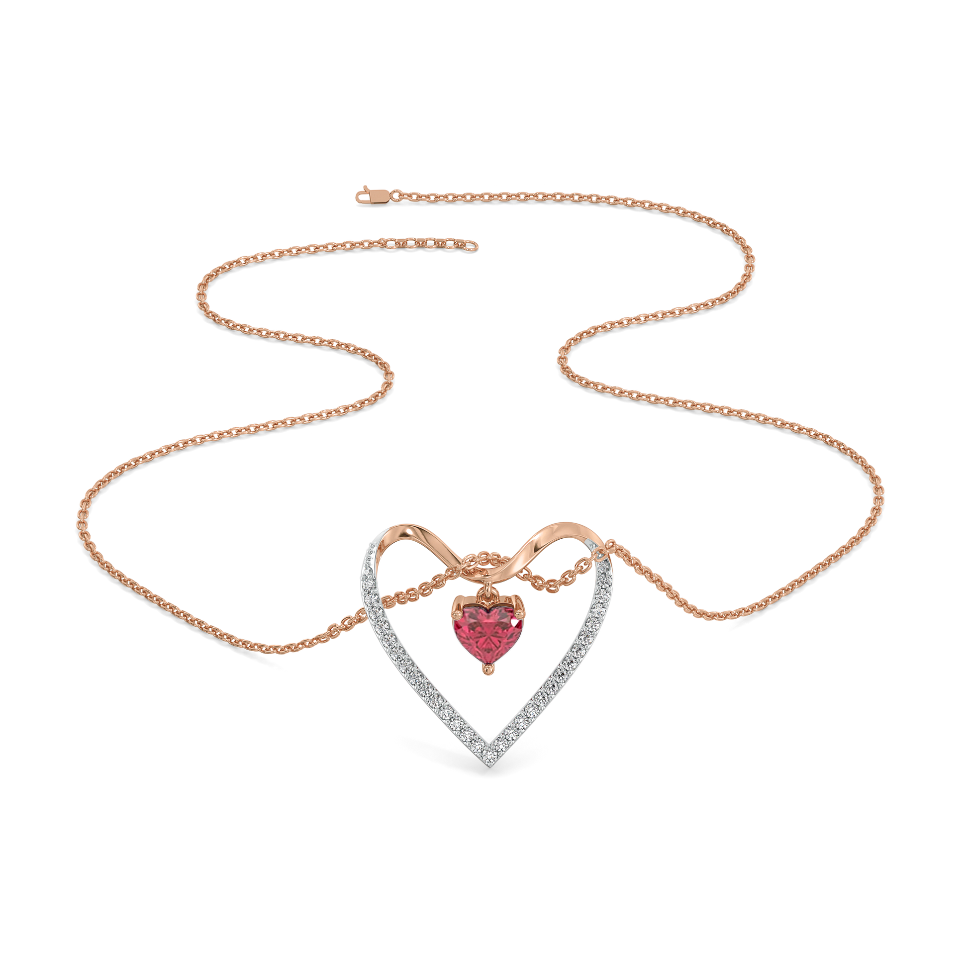 "Love on a String" - Lab Diamond Necklace