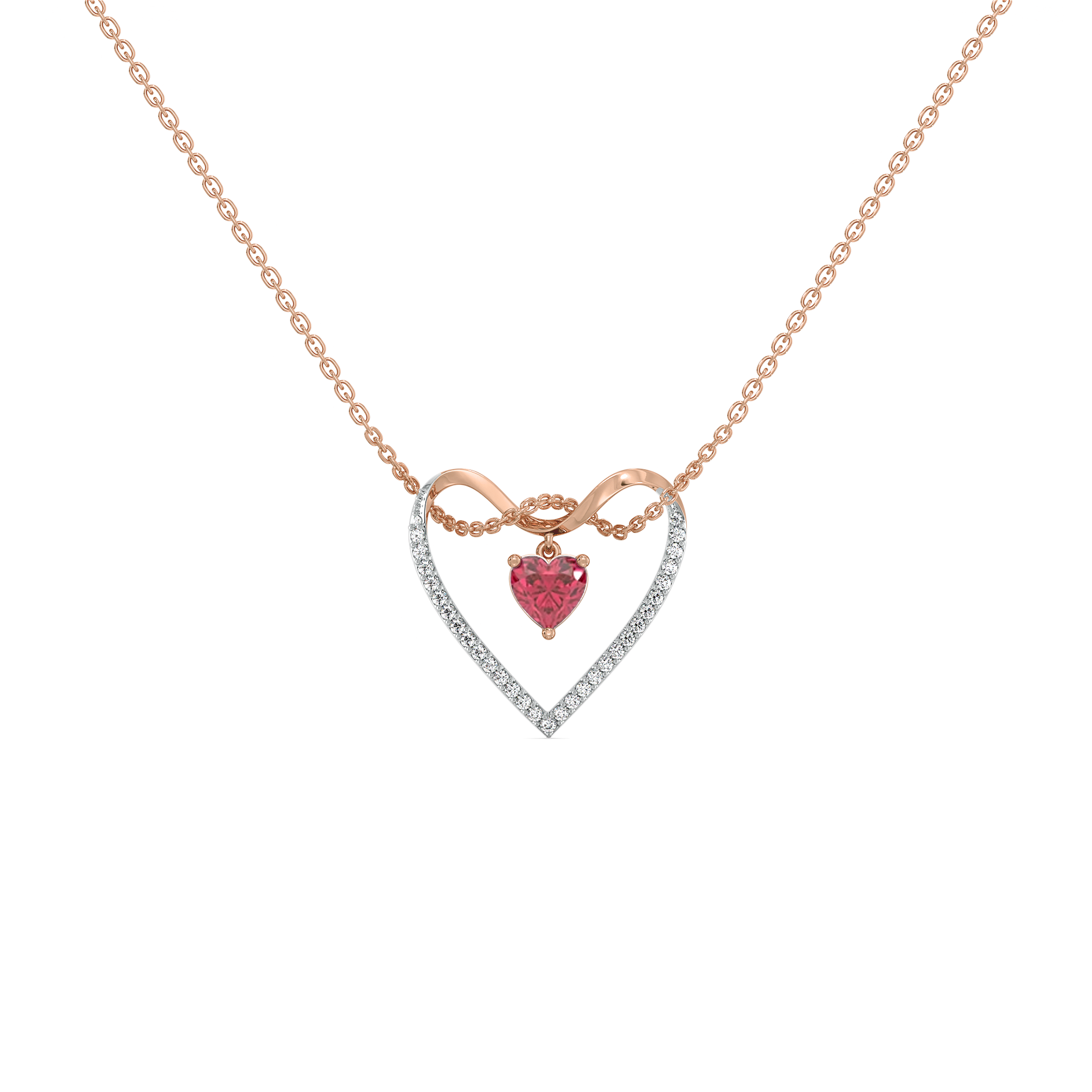 "Love on a String" - Lab Diamond Necklace