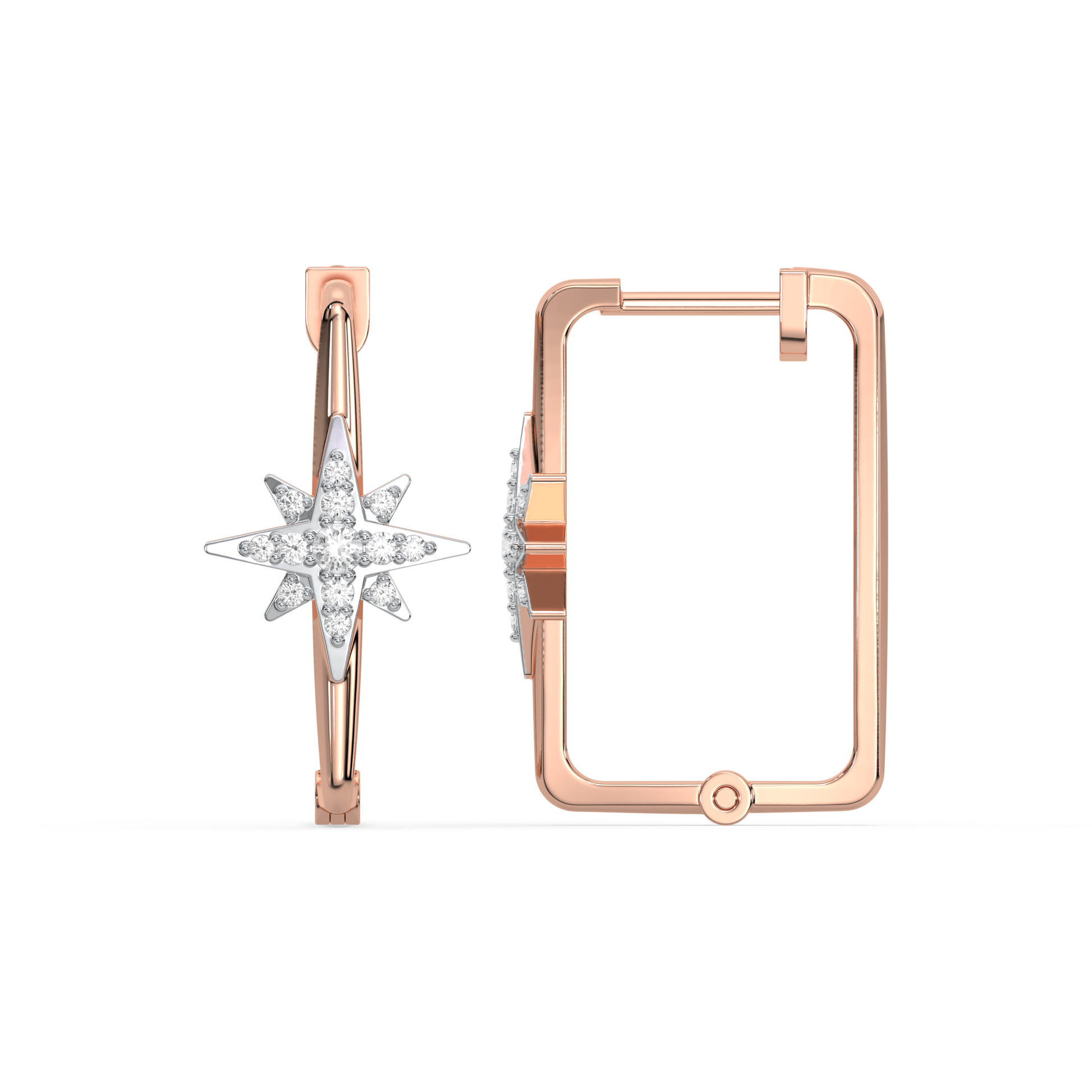 NorthStar Huggies - Lab Diamond Earrings