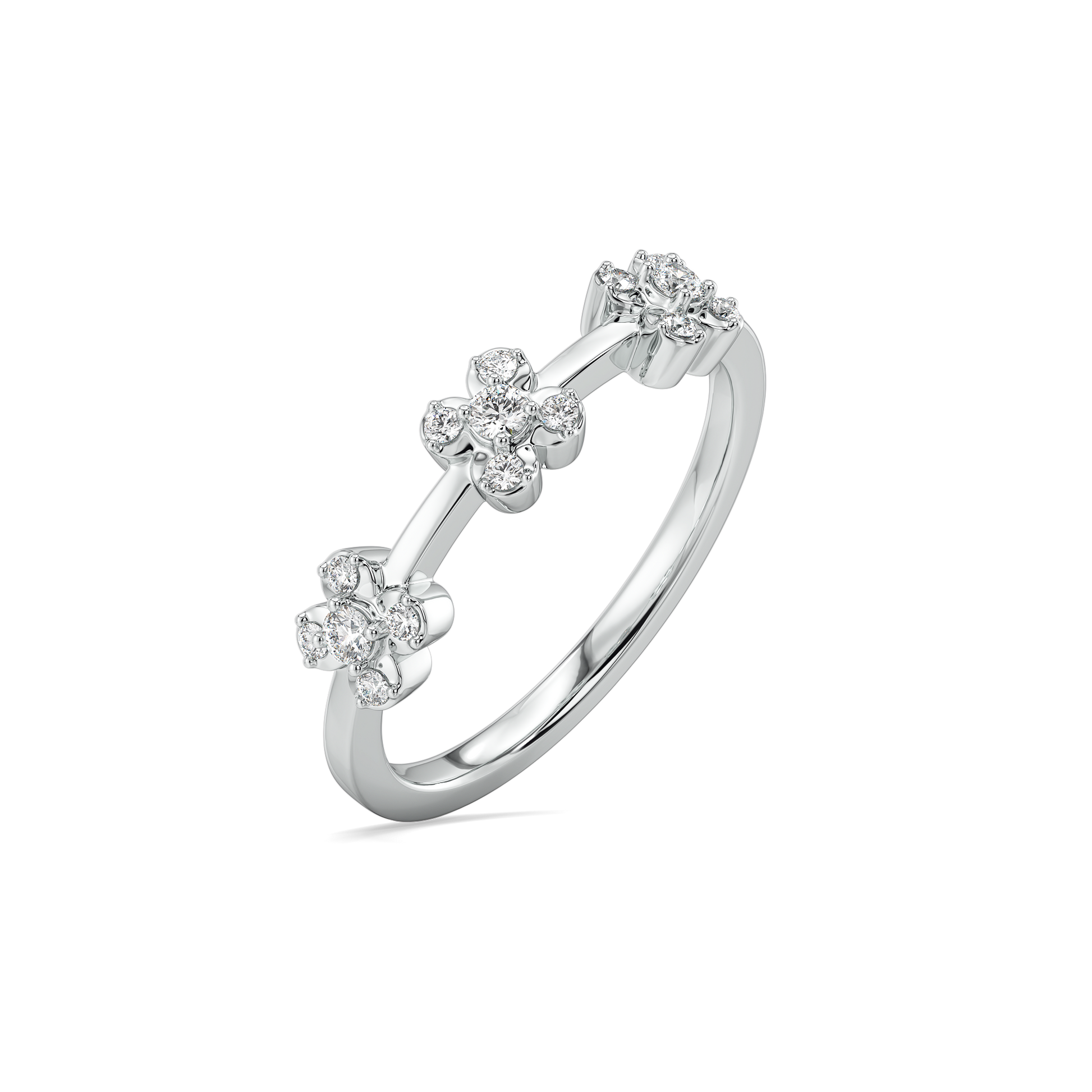Mini Flower - Lab Diamond Sequence Ring