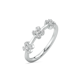 Mini Flower - Lab Diamond Sequence Ring