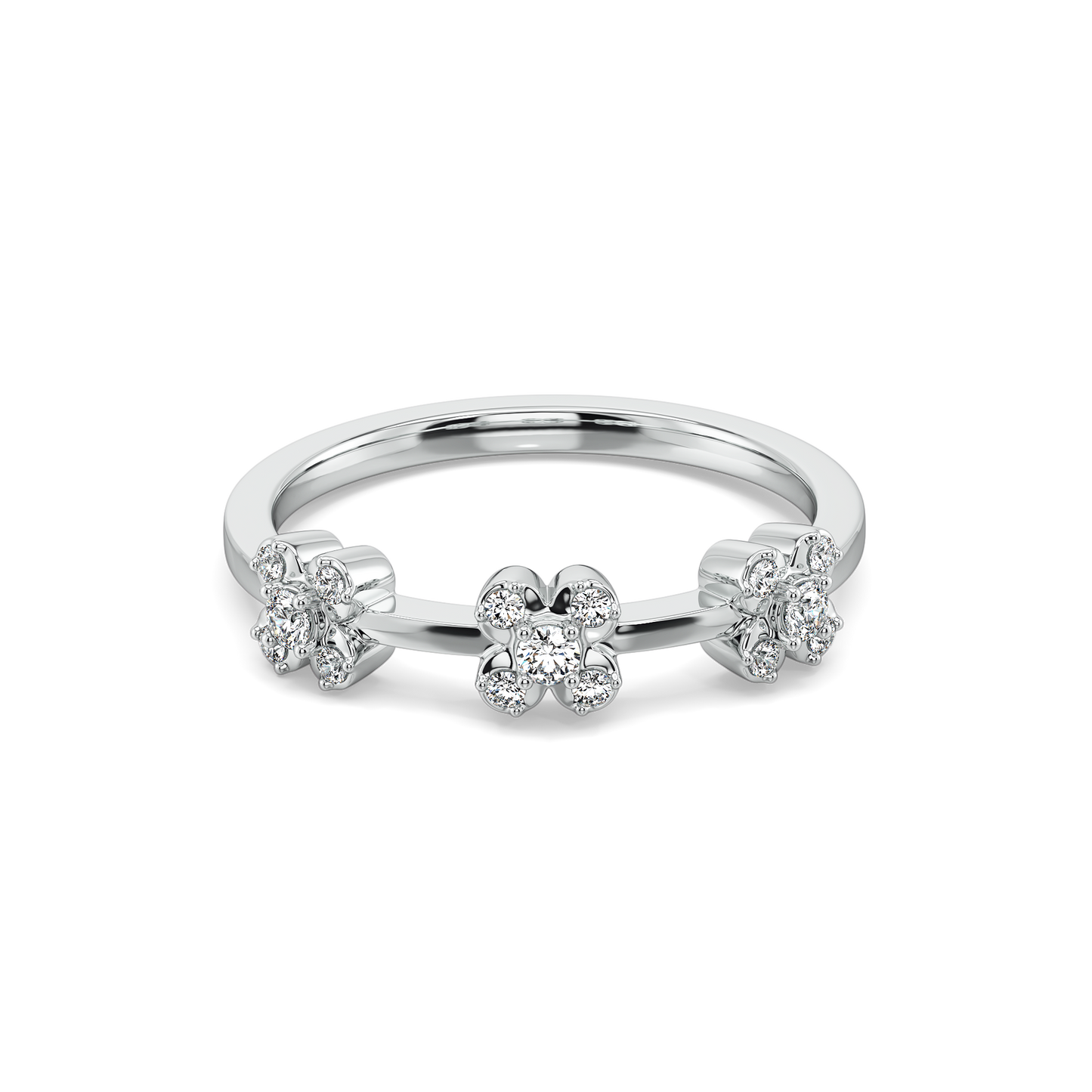 Mini Flower - Lab Diamond Sequence Ring