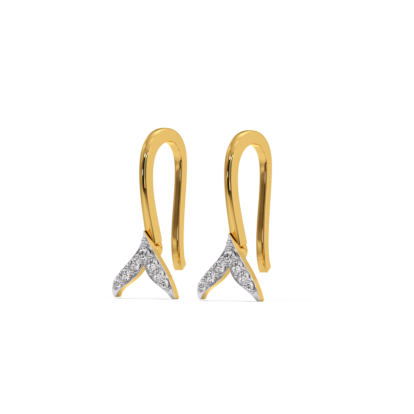Ocean's Treasure - Lab Diamond Drop Earrings
