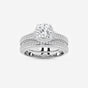 Brielle - Hidden Halo Bridal Set Engagement Ring