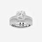 Brielle - Hidden Halo Bridal Set Engagement Ring