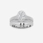 Brielle - Hidden Halo Bridal Set Engagement Ring