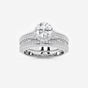 Brielle - Hidden Halo Bridal Set Engagement Ring
