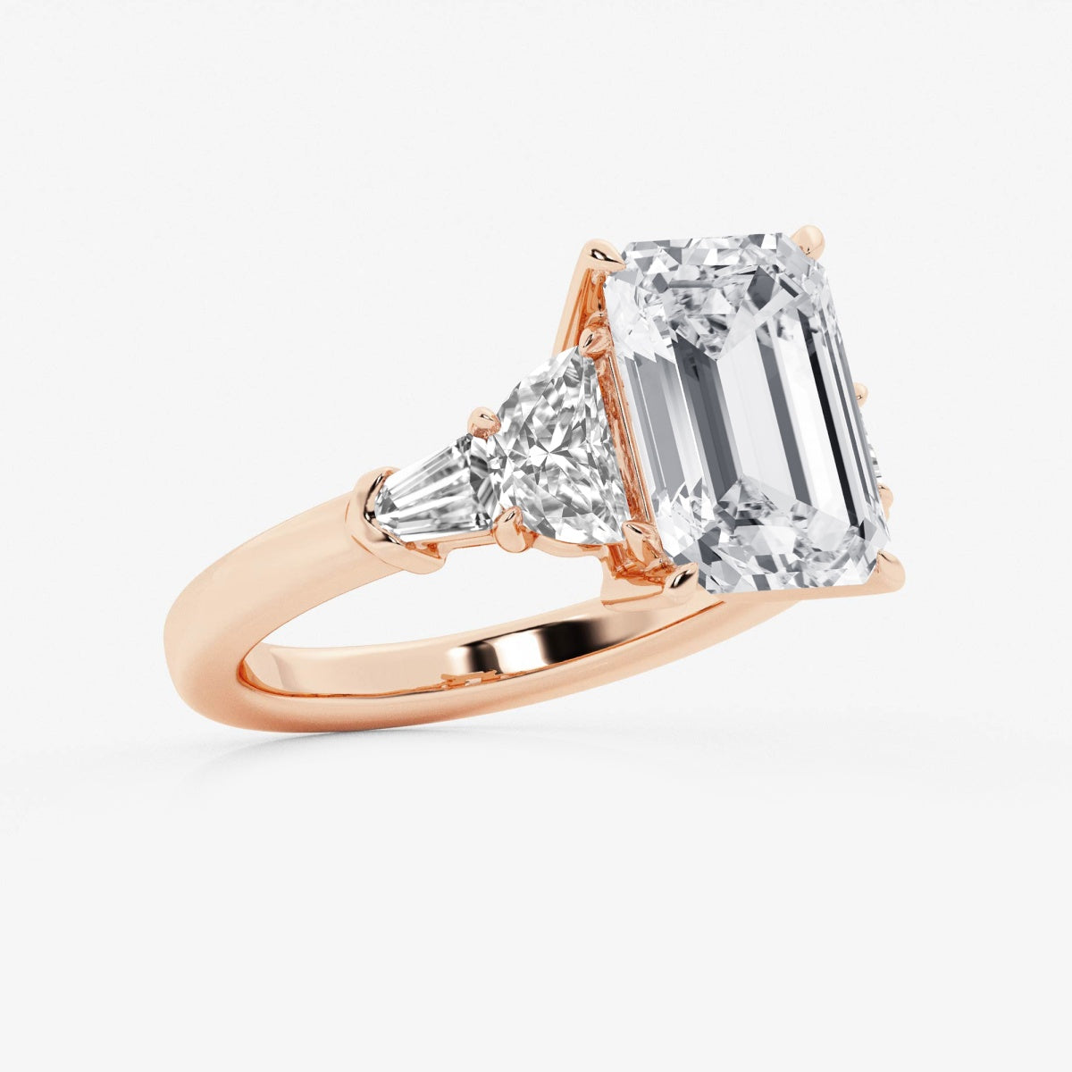 Rosalie - Delicate Side Accents Engagement Ring