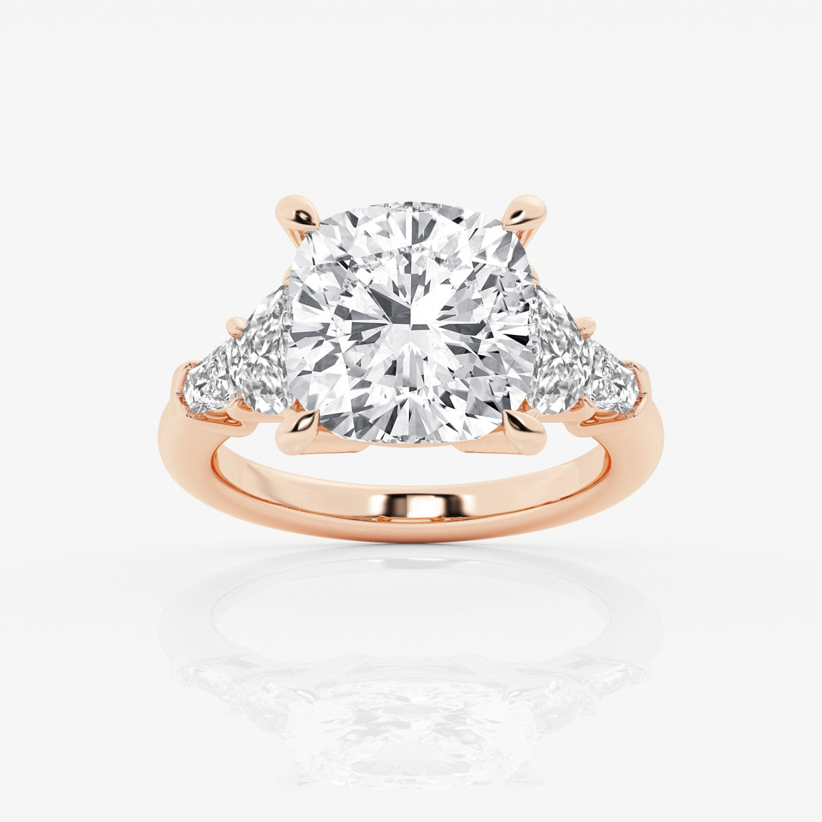 Rosalie - Delicate Side Accents Engagement Ring